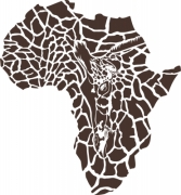 Africa In A Giraffe Camouflage by Vlado