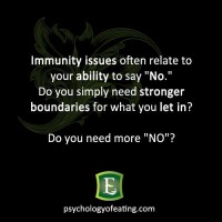 Immunity = boundaries
